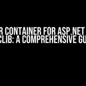 Docker Container for ASP.NET 6 with GCCLIB: A Comprehensive Guide